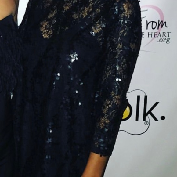 Black sequin dress - Picture 2 of 5